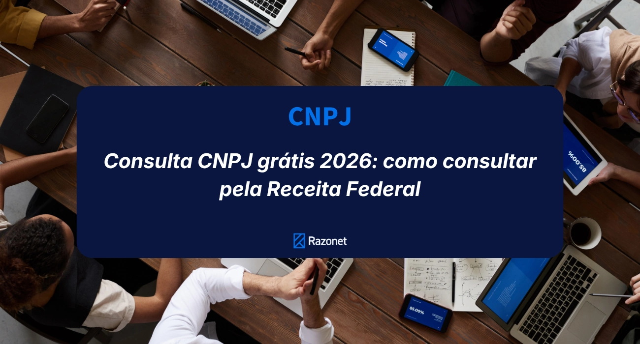 Consulta CNPJ grátis 2026: como consultar pela Receita Federal